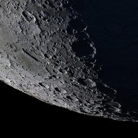 Moon. Extremely detailed and realistic